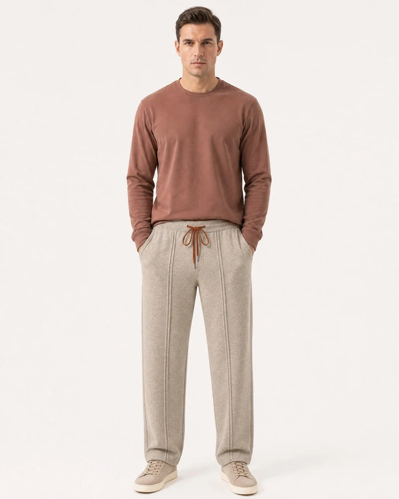 Cashmere Knit Slim-Fit Pants Limited Edition