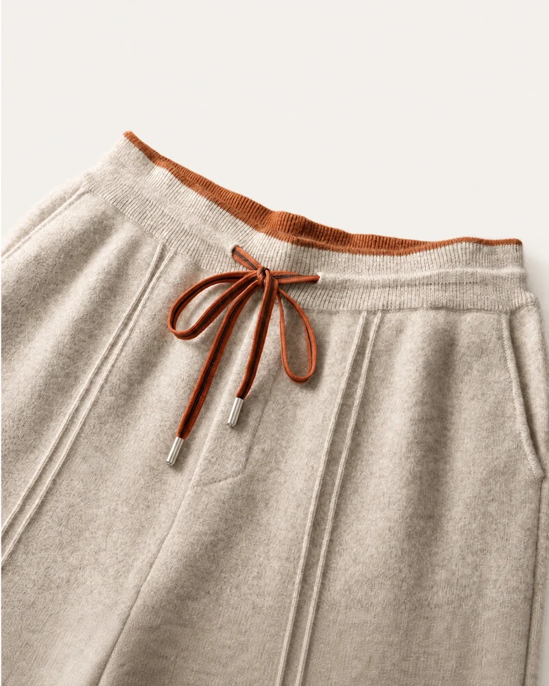 Cashmere Knit Slim-Fit Pants Limited Edition