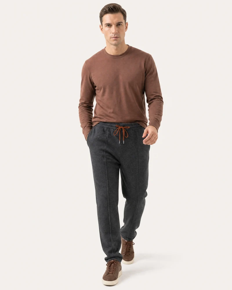 Cashmere Knit Slim-Fit Pants Limited Edition