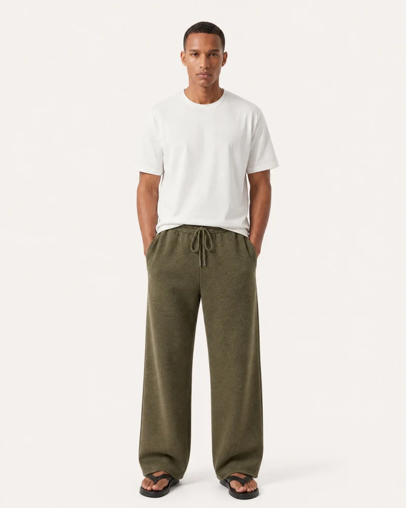 Four-Way Stretch Cashmere Travel Pants