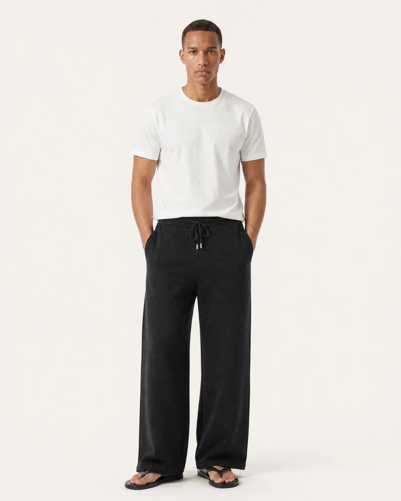 Four-Way Stretch Cashmere Travel Pants