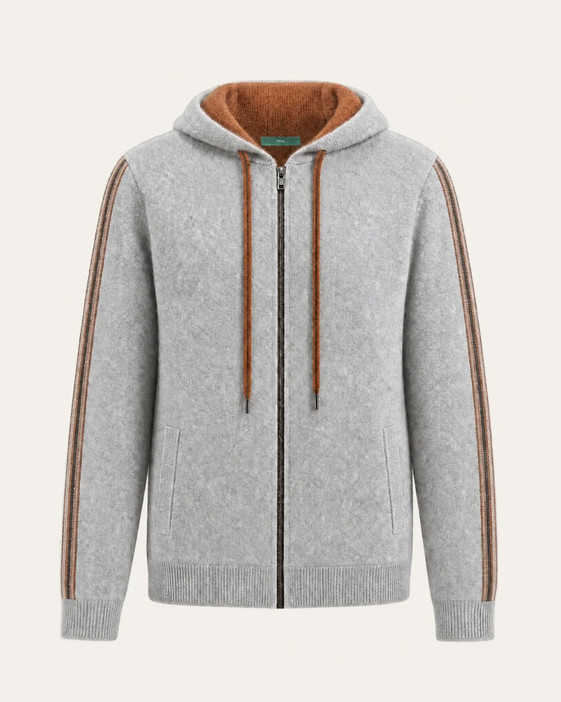 Munich Heavyweight Cashmere Zip-Up Hoodie