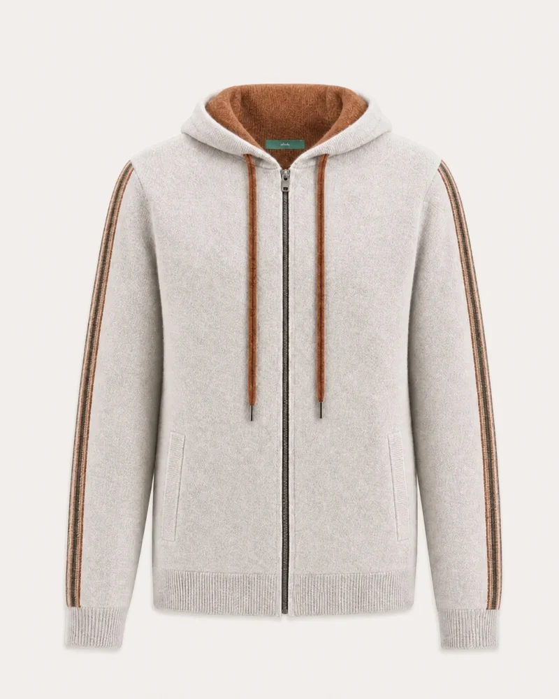 Munich Heavyweight Cashmere Zip-Up Hoodie