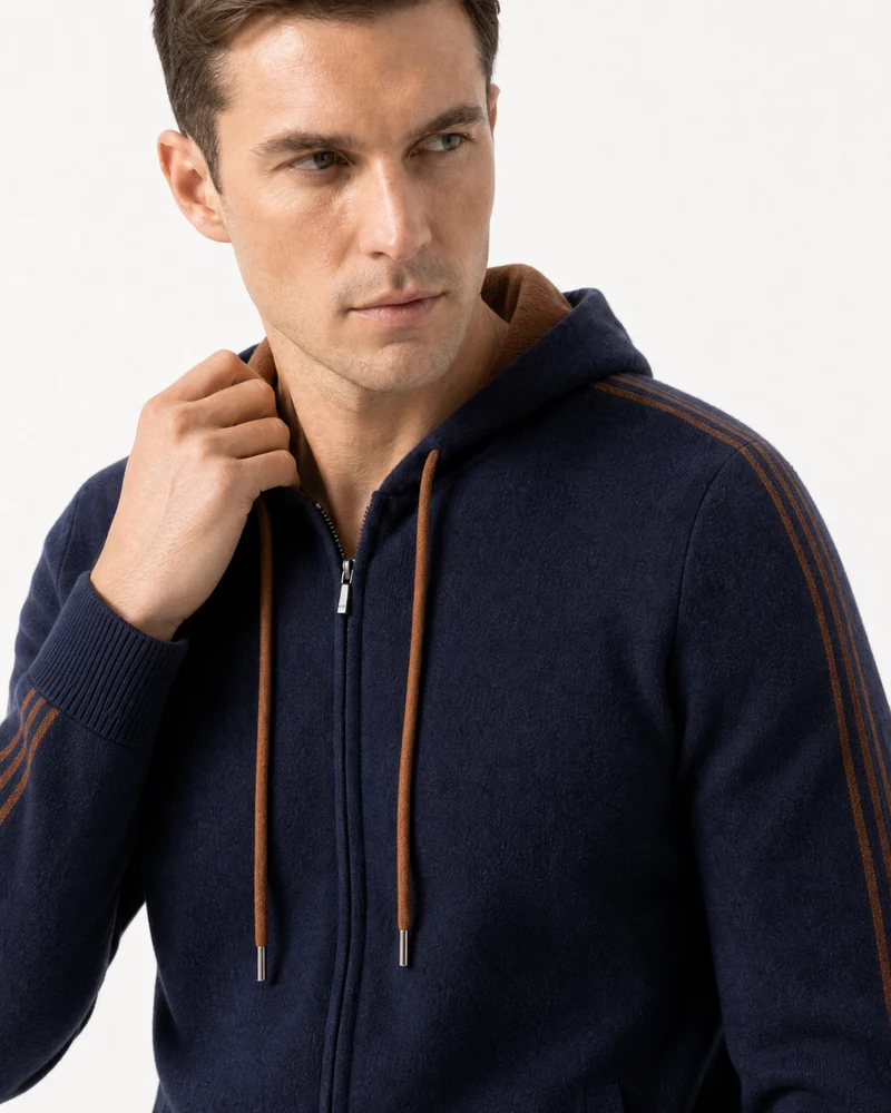 Munich Heavyweight Cashmere Zip-Up Hoodie