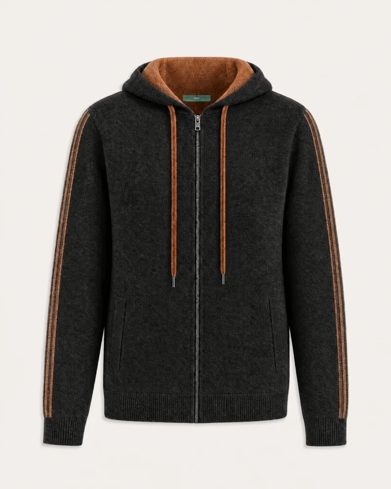 Munich Heavyweight Cashmere Zip-Up Hoodie
