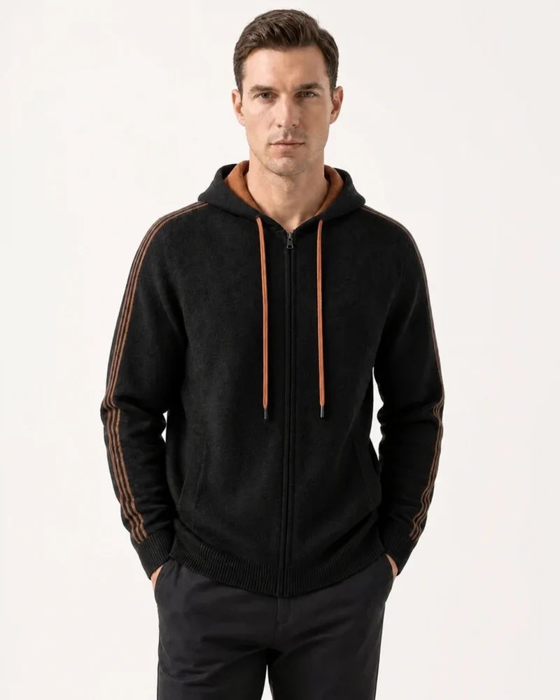 Munich Heavyweight Cashmere Zip-Up Hoodie