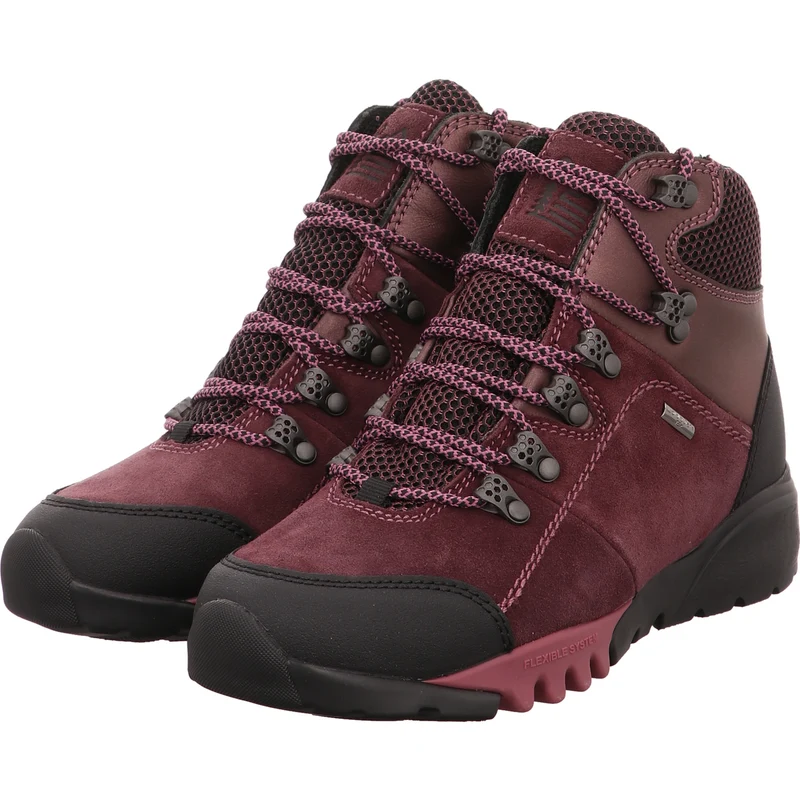 Waldläufer Wanderschuh H-Amiata bordo