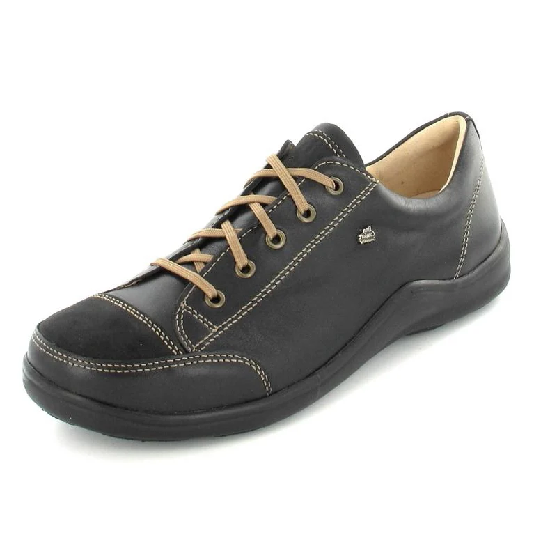 FinnComfort Schnürschuh Soho schwarz