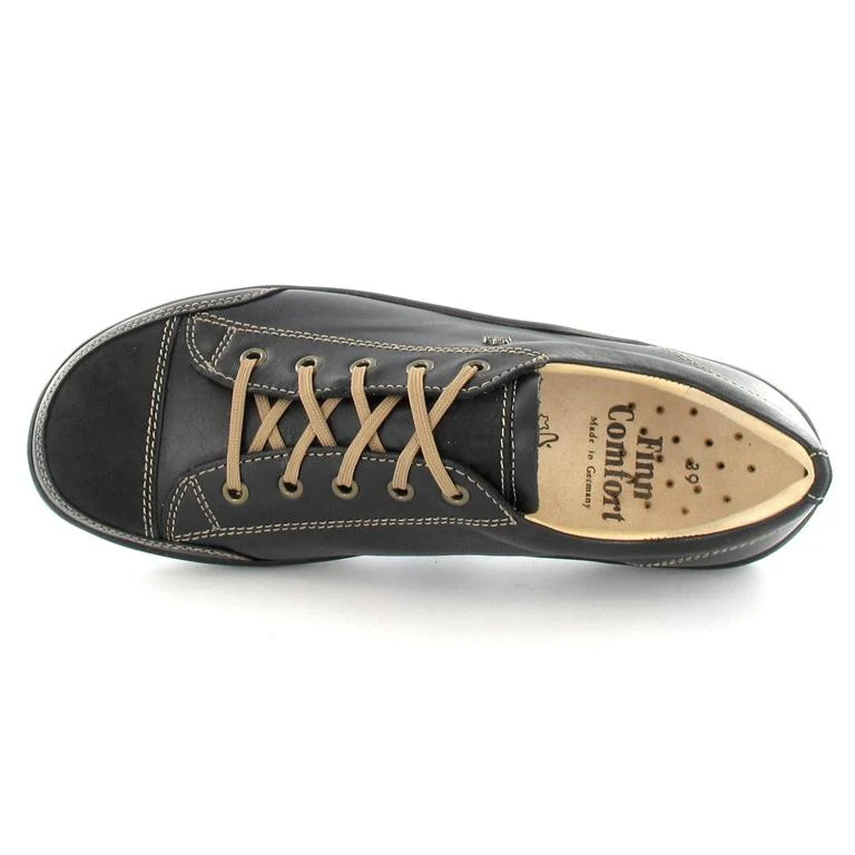 FinnComfort Schnürschuh Soho schwarz