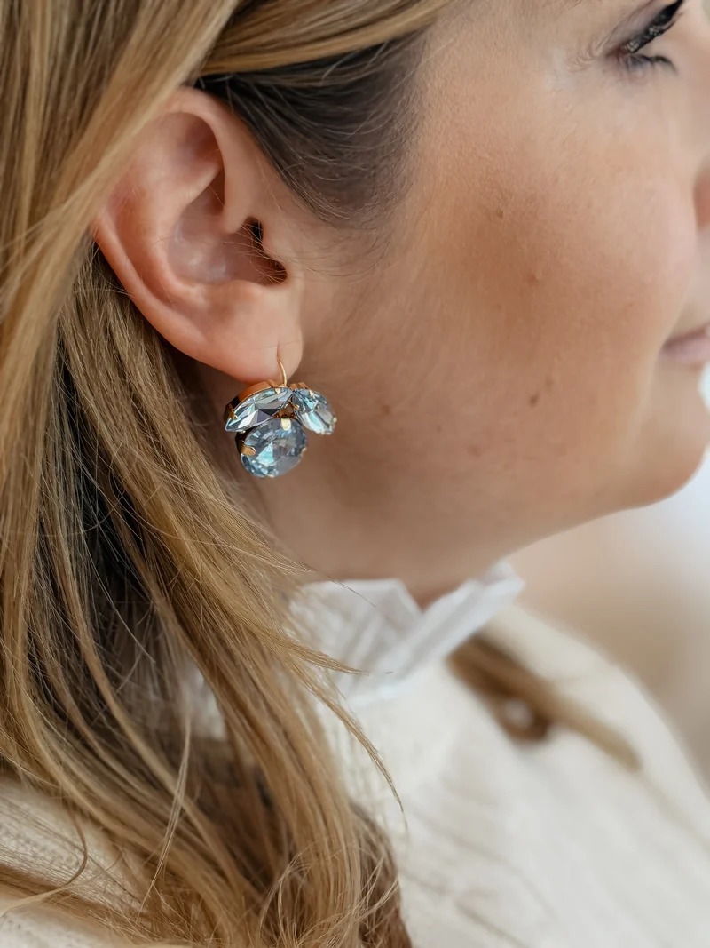 The Drop Earring / light blue