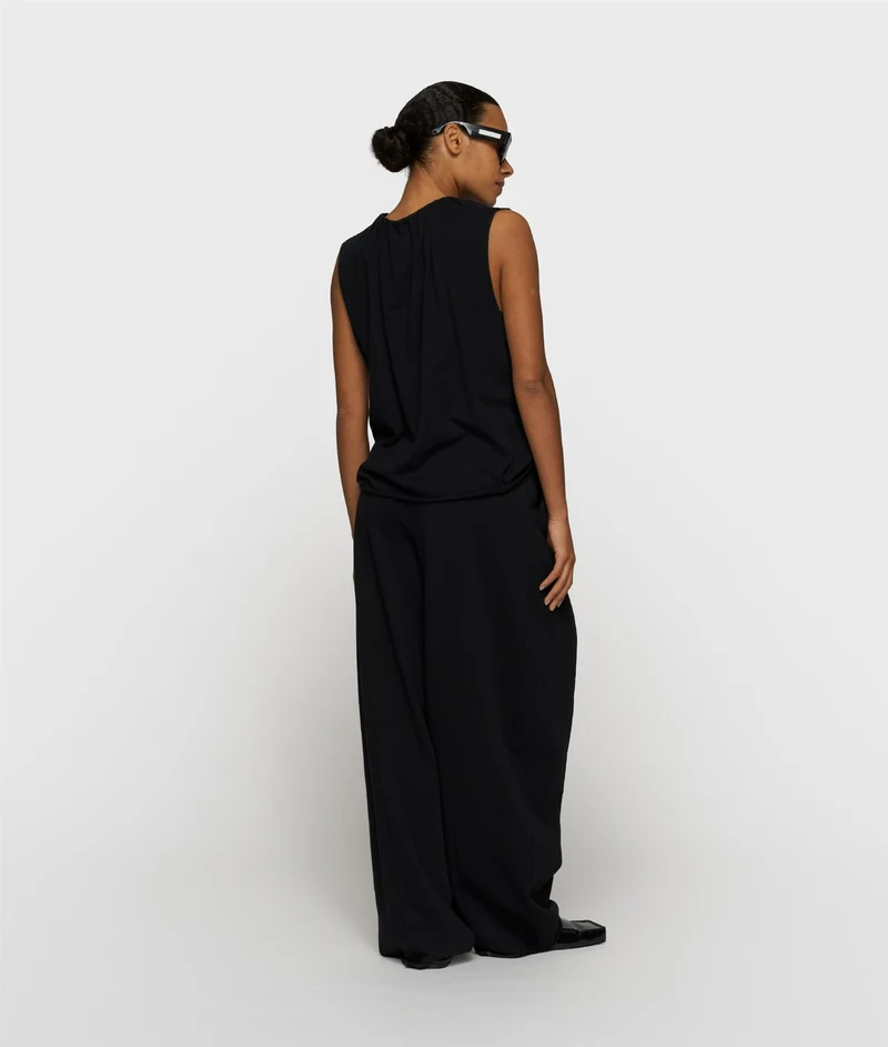 Pleated Top Jersey black