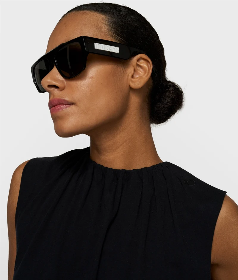 Pleated Top Jersey black