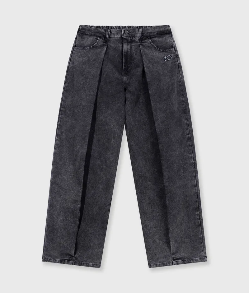 Bar pants jog denim black