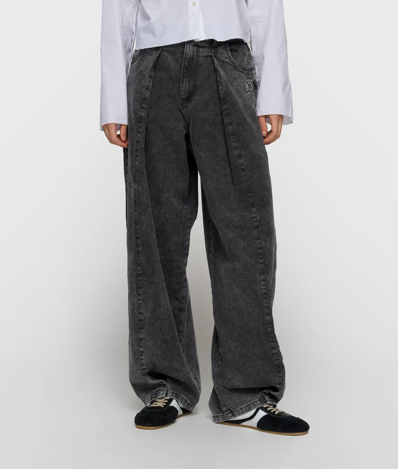 Bar pants jog denim black
