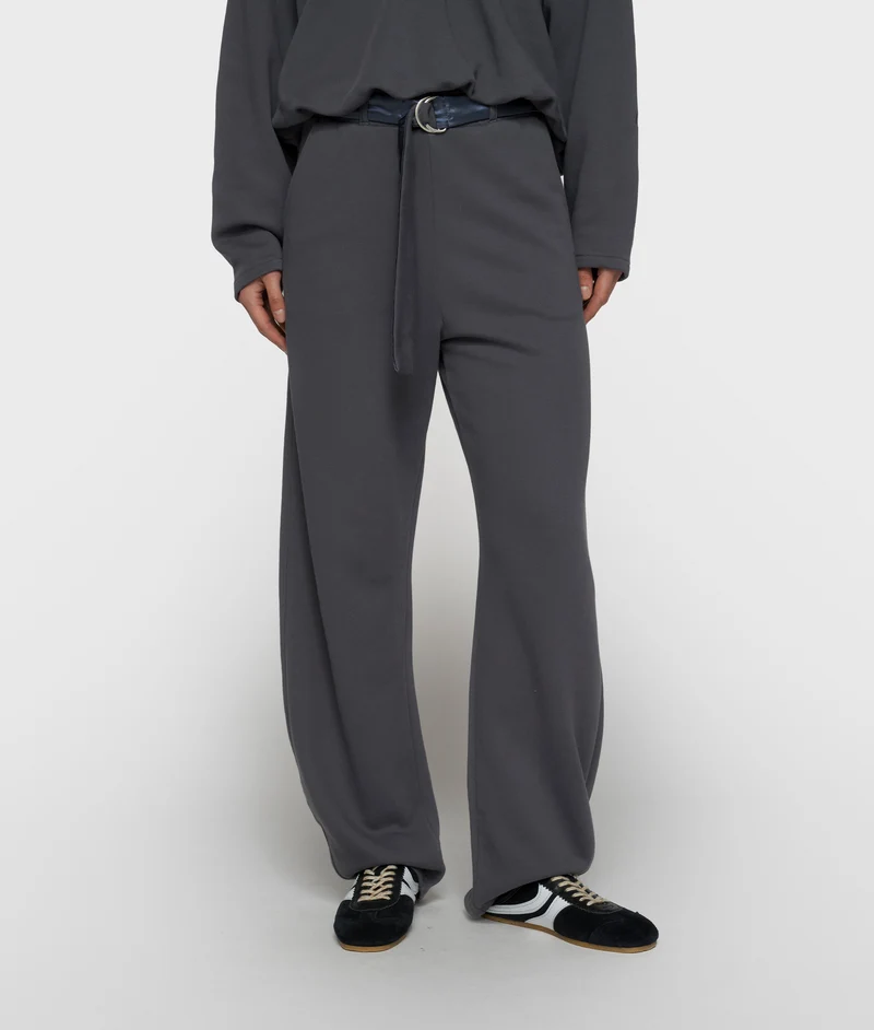 banana pants fleece steel blue