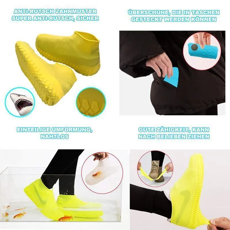 Wasserdichte Silikon-Überschuhe