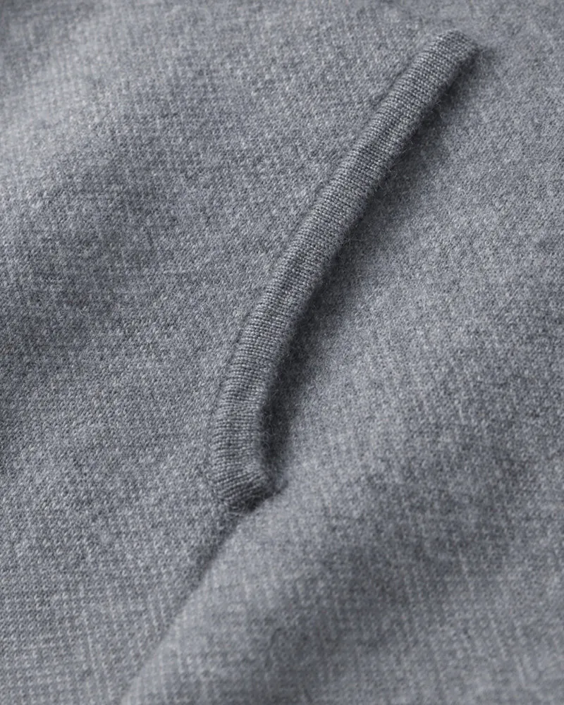 Marbella Solid Cashmere Knit Pullover Hoodie