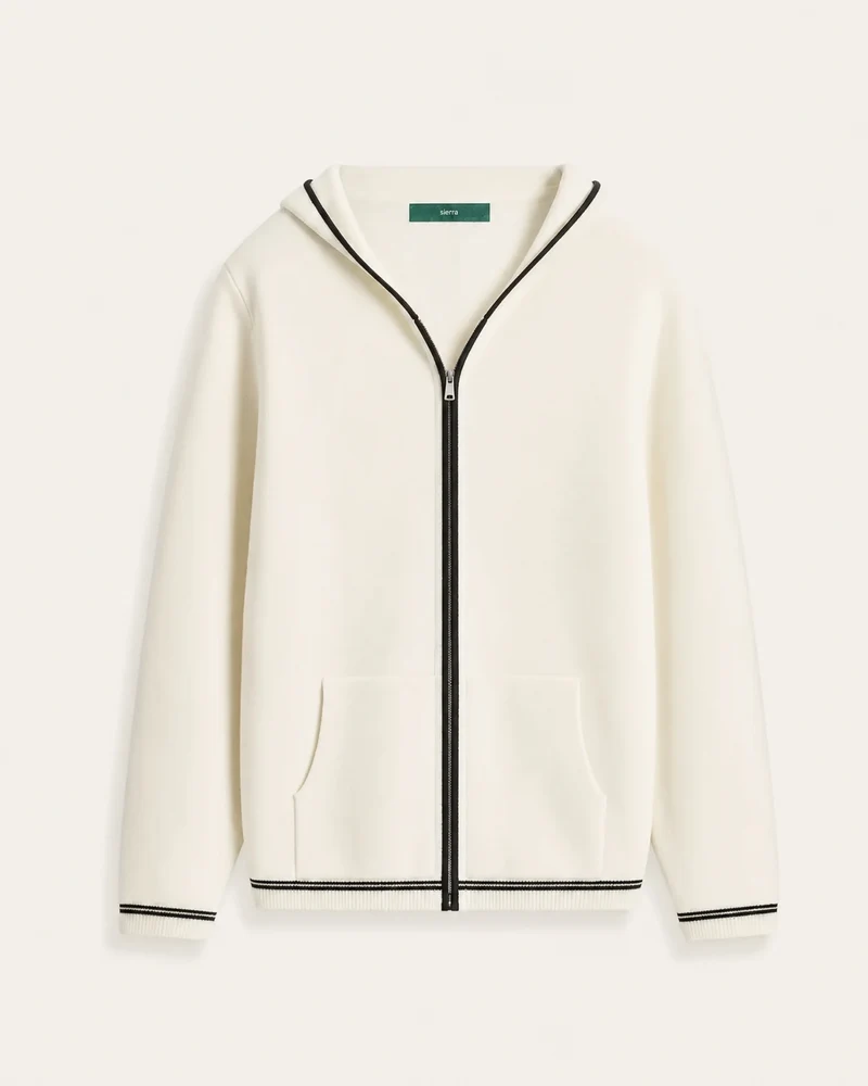 Zurich Hooded Fine Cashmere Cardigan