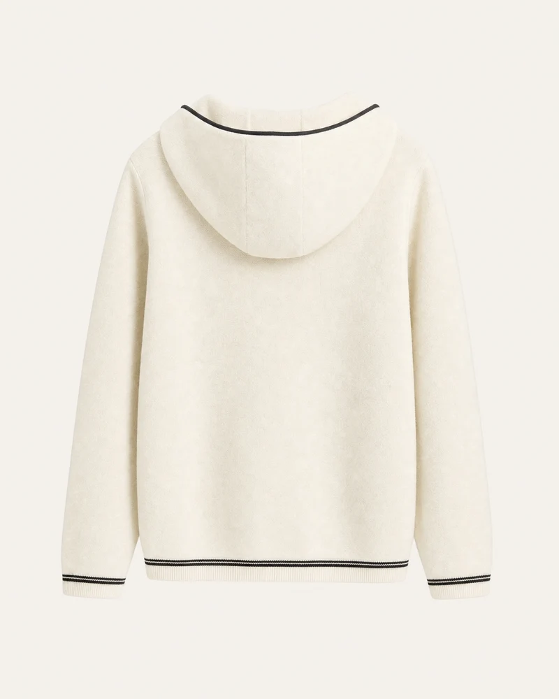 Zurich Hooded Fine Cashmere Cardigan
