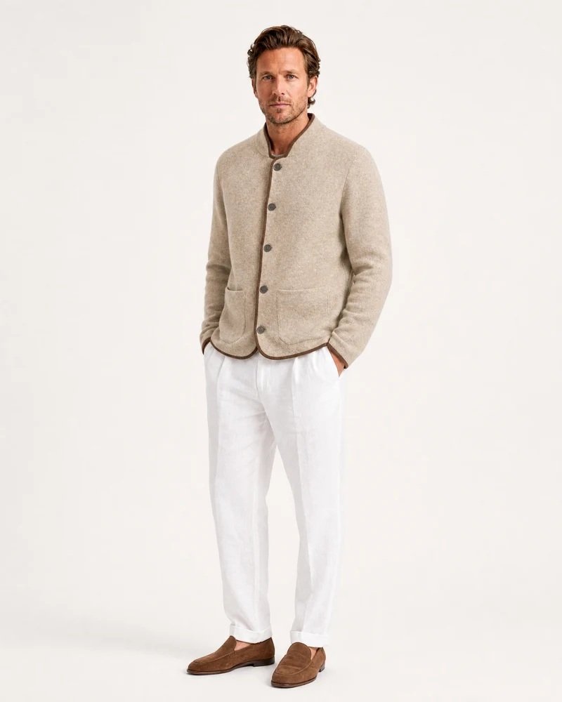 Collared Cashmere Cardigan Limited Edition