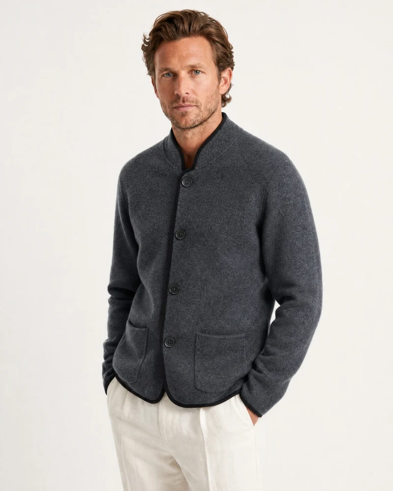 Collared Cashmere Cardigan Limited Edition