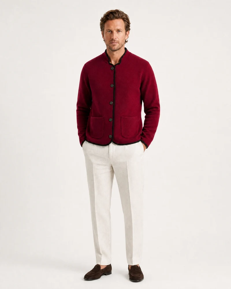 Collared Cashmere Cardigan Limited Edition