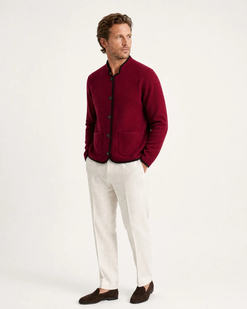 Collared Cashmere Cardigan Limited Edition
