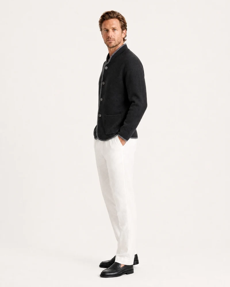 Collared Cashmere Cardigan Limited Edition