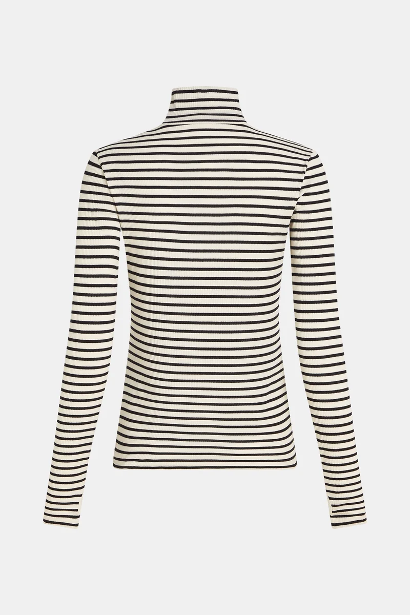W25F1761LTD Longsleeve stripe ecru/black