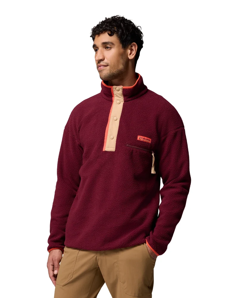 AM5780 Helvetia II Half Snap Fleece rich wine