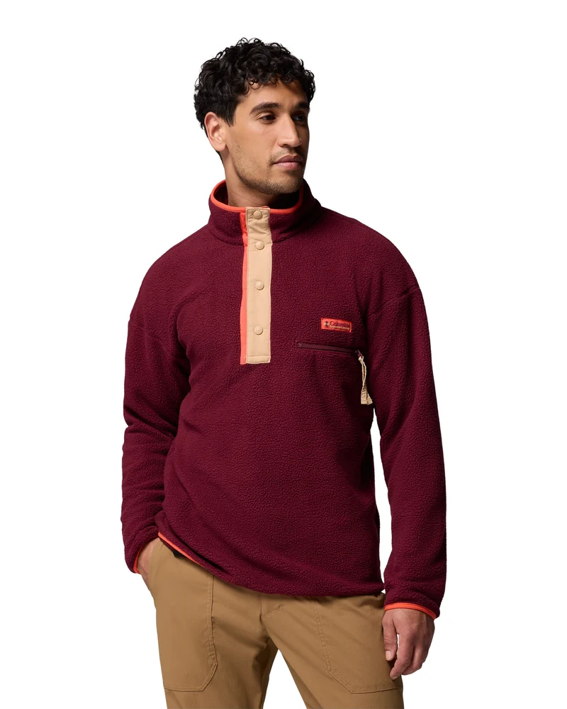 AM5780 Helvetia II Half Snap Fleece rich wine
