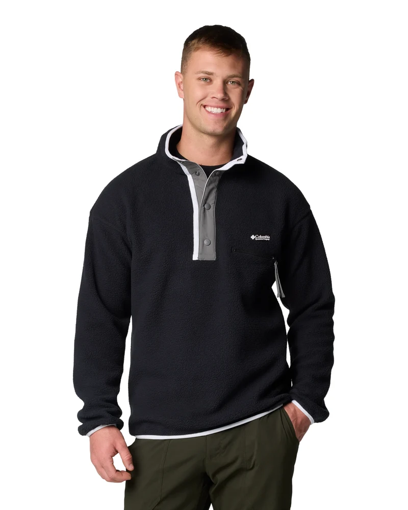 AM5780 Helvetia II Half Snap Fleece black