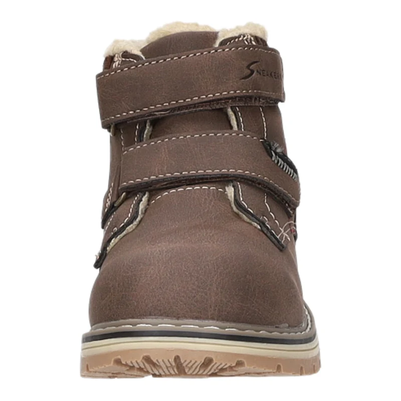 Sneakers Schlupf-/Klettstiefelette Warmfutter