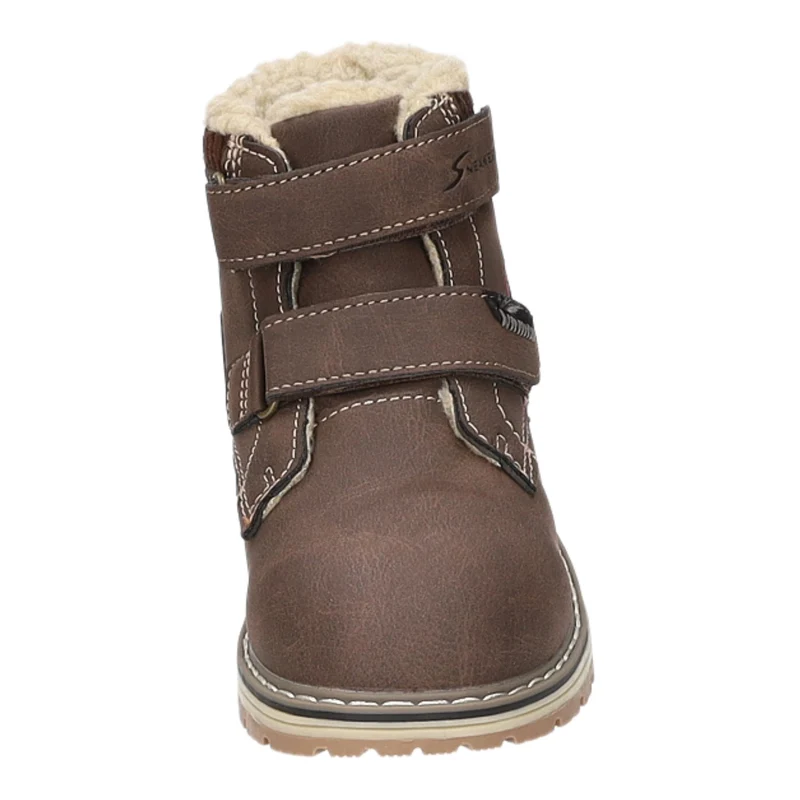 Sneakers Schlupf-/Klettstiefelette Warmfutter