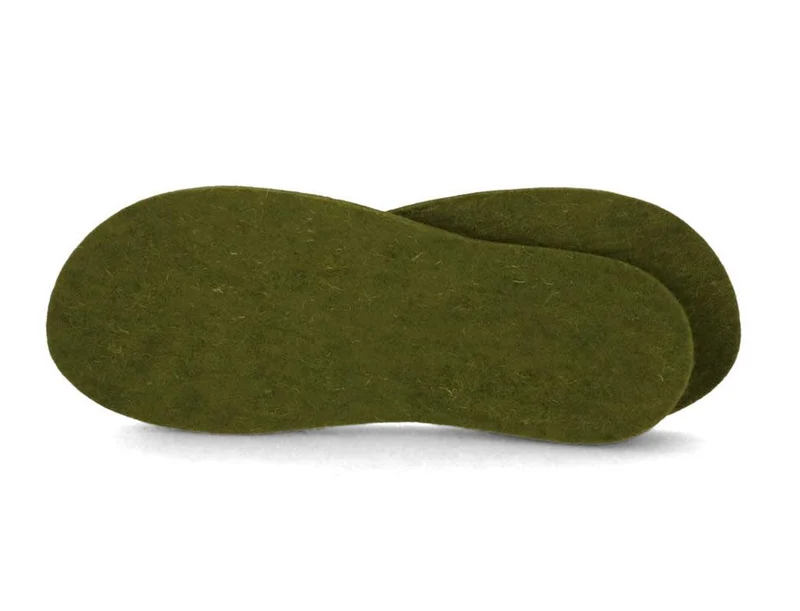 5mm Filz-Einlegesohlen, grasgrün