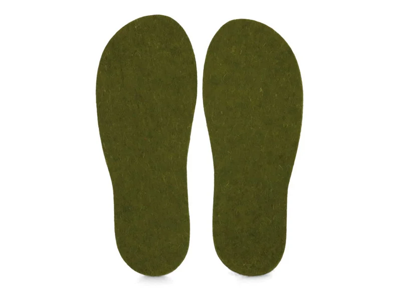 5mm Filz-Einlegesohlen, grasgrün