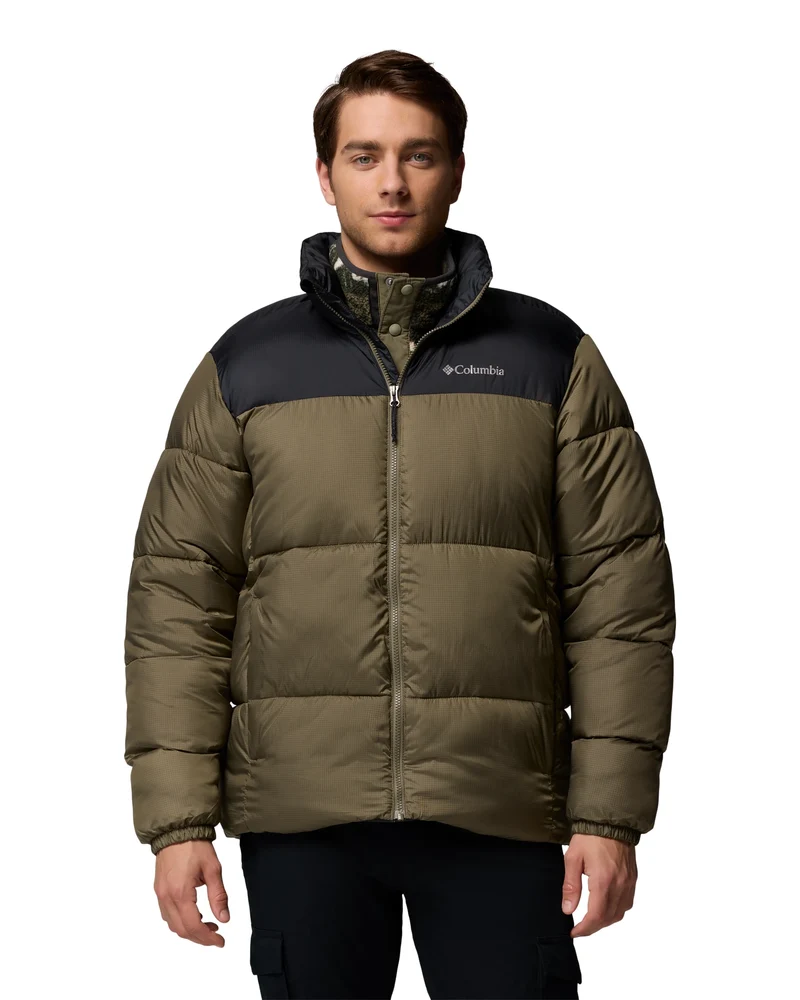 Puffect! III Jacket stone green, bl"