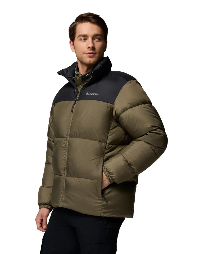 Puffect! III Jacket stone green, bl"