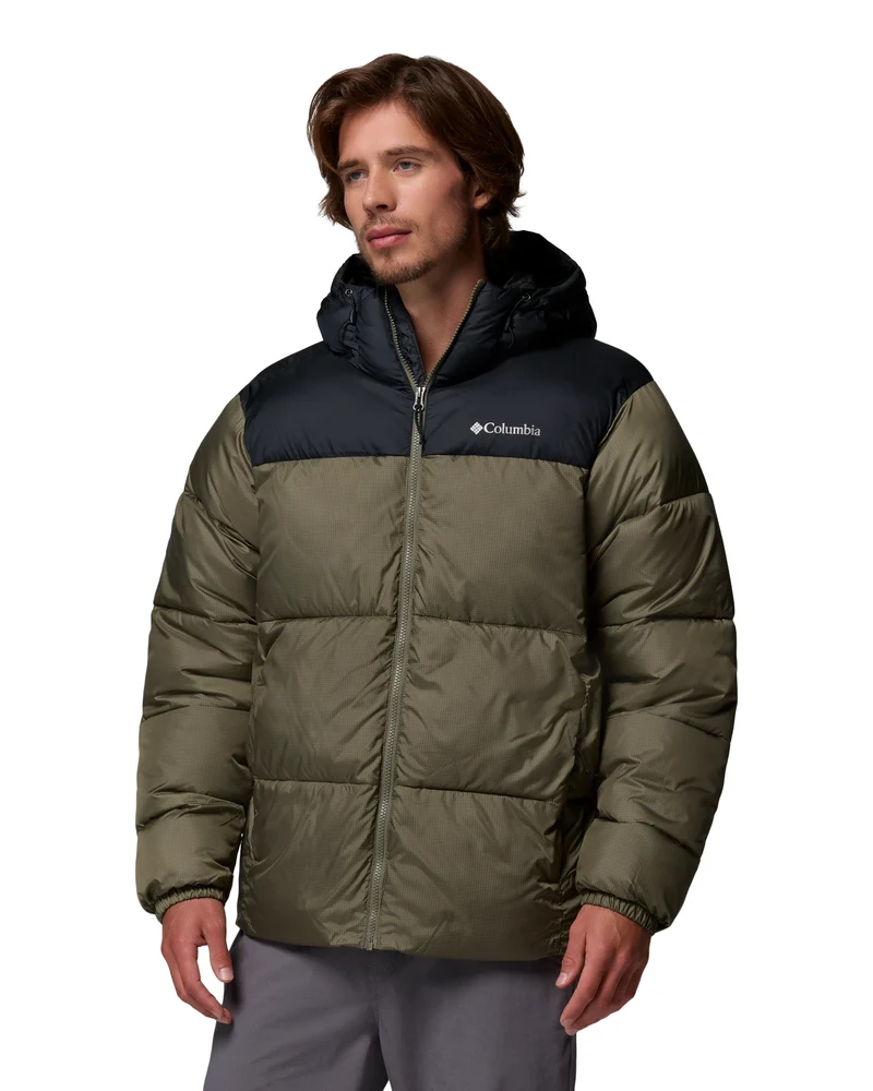 Puffect! II Hooded Jacket stone green, b"