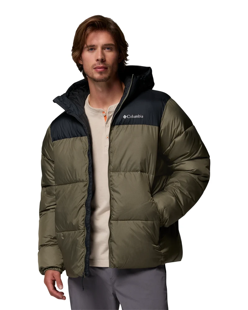 Puffect! II Hooded Jacket stone green, b"