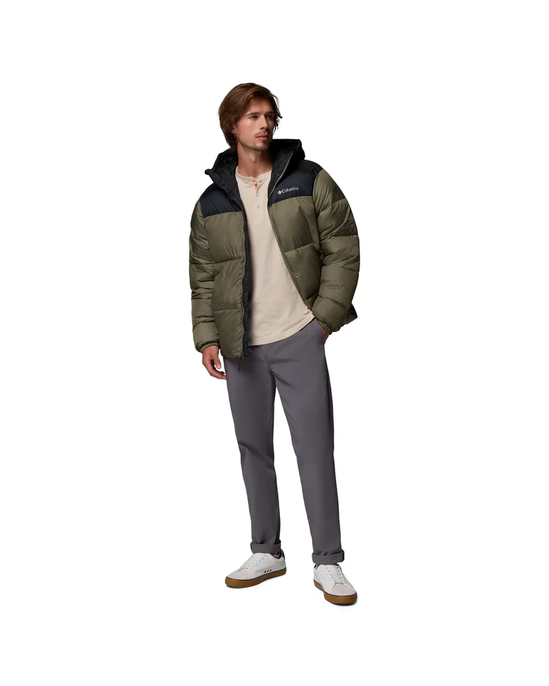 Puffect! II Hooded Jacket stone green, b"