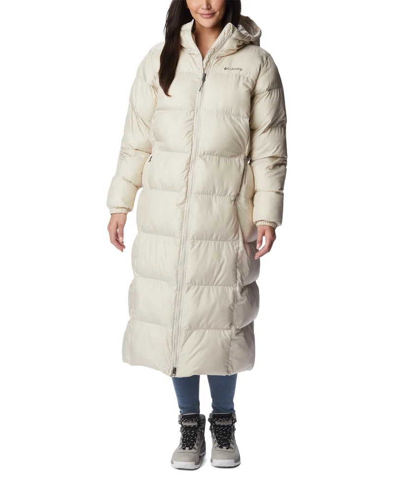 Puffect Long Jacket dark stone