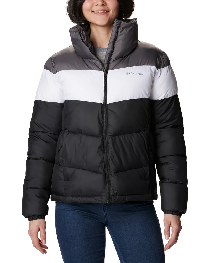 Puffect Color Blocked Jacket black/white