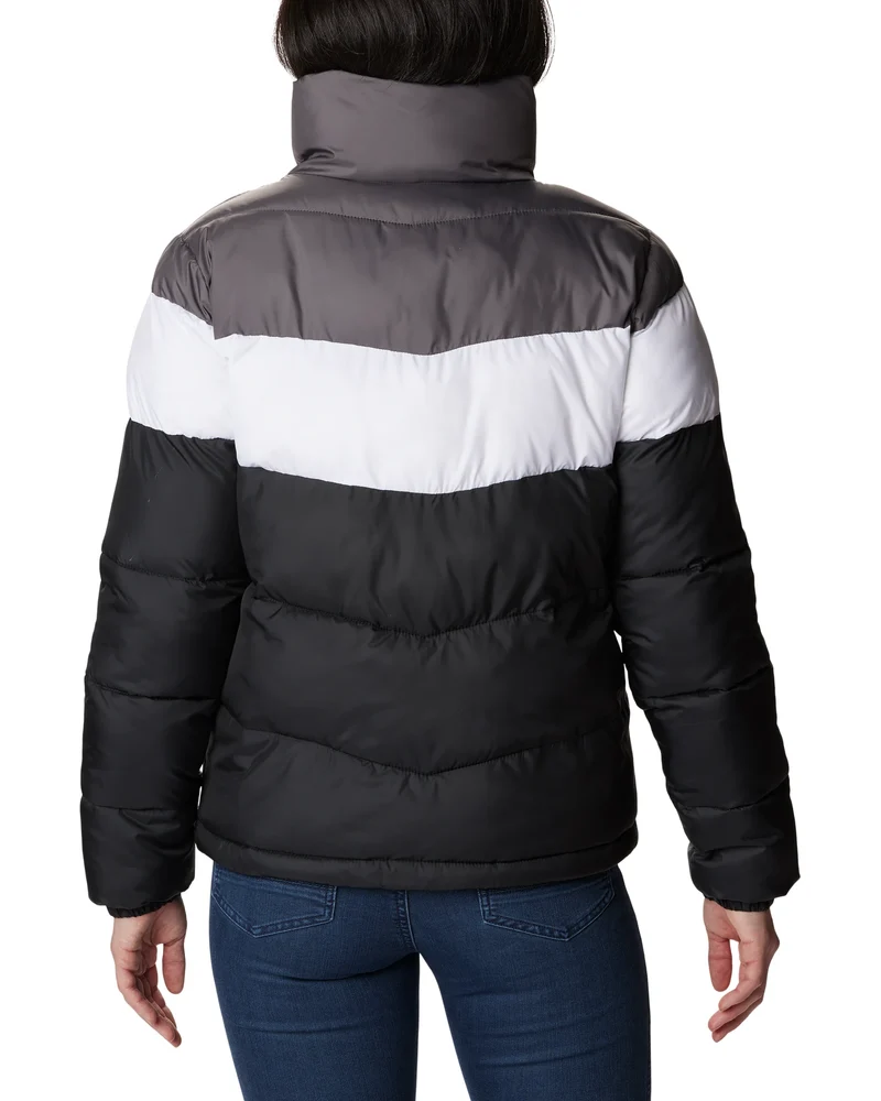 Puffect Color Blocked Jacket black/white