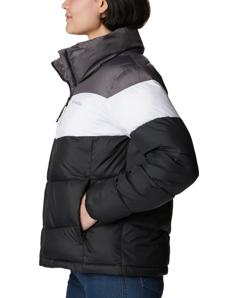 Puffect Color Blocked Jacket black/white