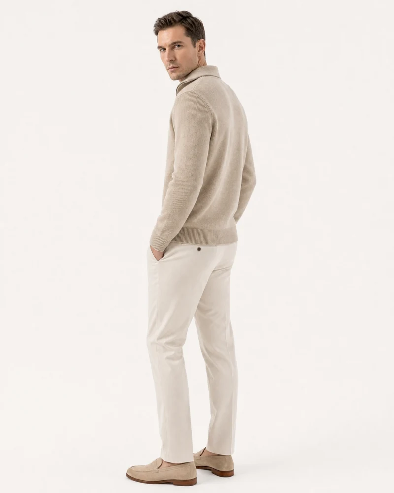 St Moritz Half-Zip Cashmere Knit Pullover
