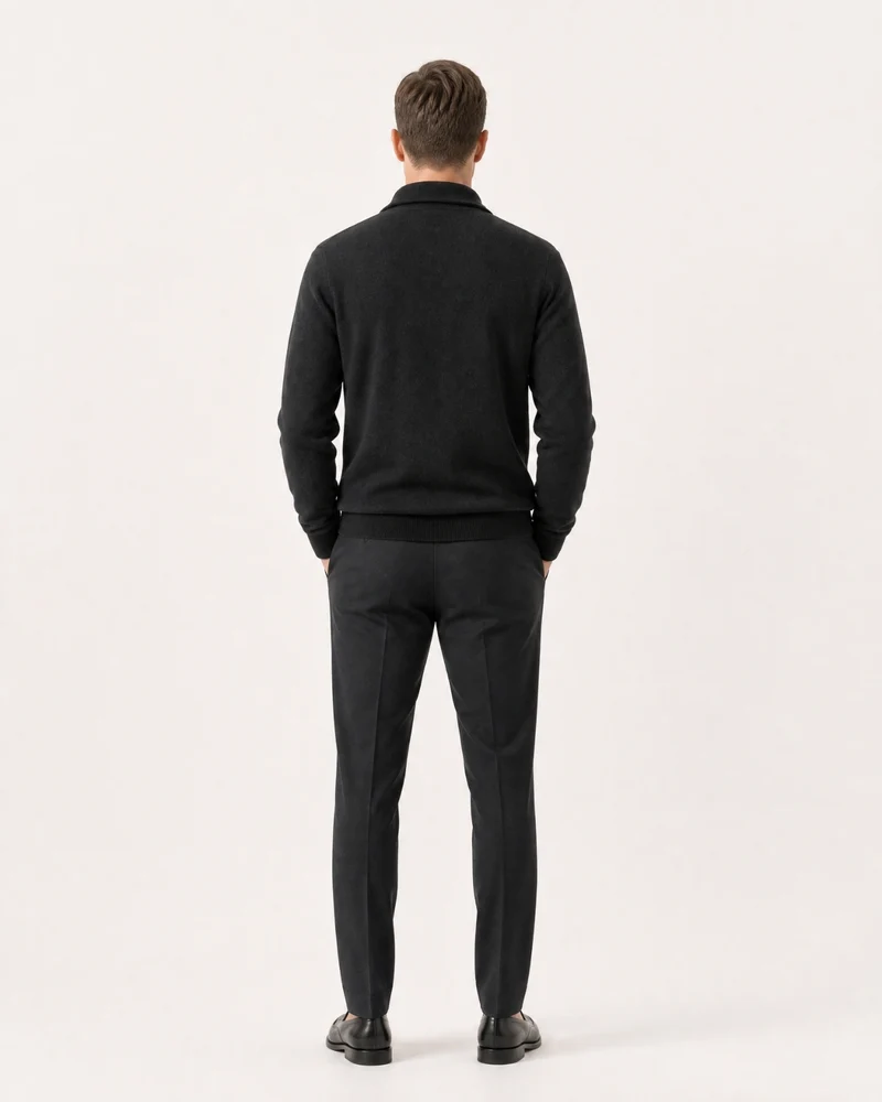 St Moritz Half-Zip Cashmere Knit Pullover
