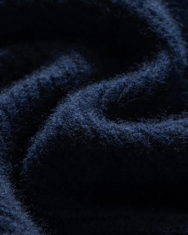 New York Thick Ribbed Cashmere Zip Sweater