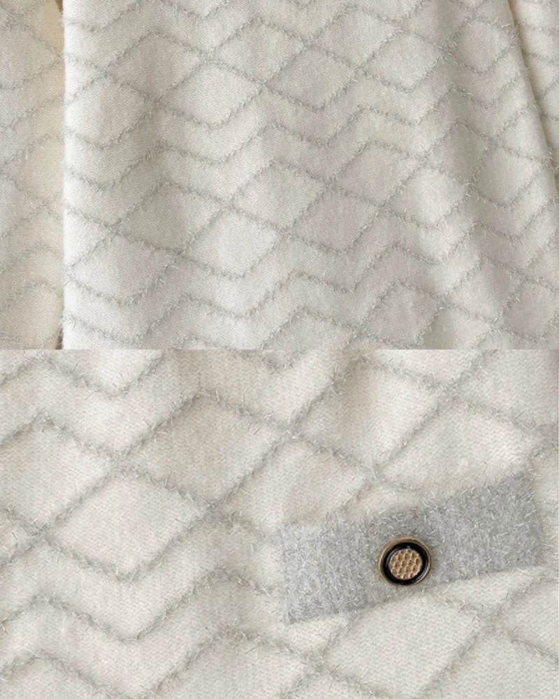 Diana Tweed-Style Knit Skirt Set