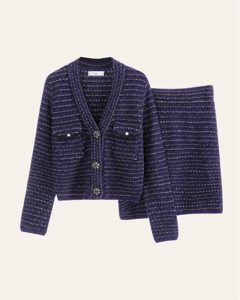 St Moritz Royal Blue Set Suit & Skirt